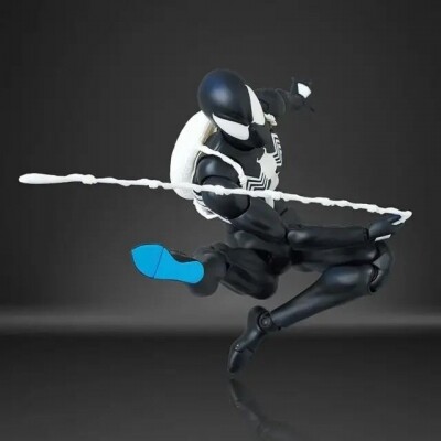 상품 이미지 태그 스파이더맨 피규어 블랙 코스튬 코믹스 버전 마펙스 마블 일본내수용