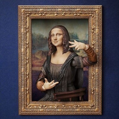 상품 이미지 태그 피그마 모나리자 by 레오나르도 다빈치 테이블 박물관 FREEing SP-155